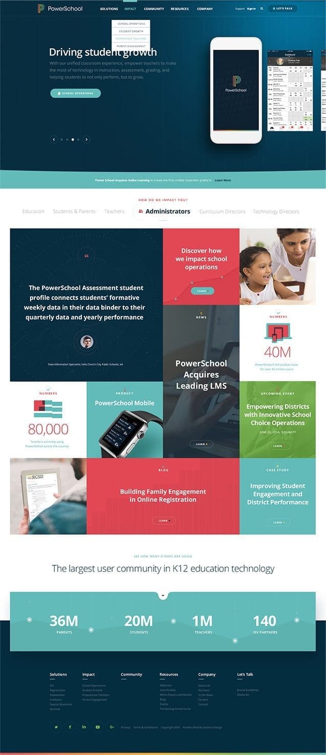 homepage screenshot