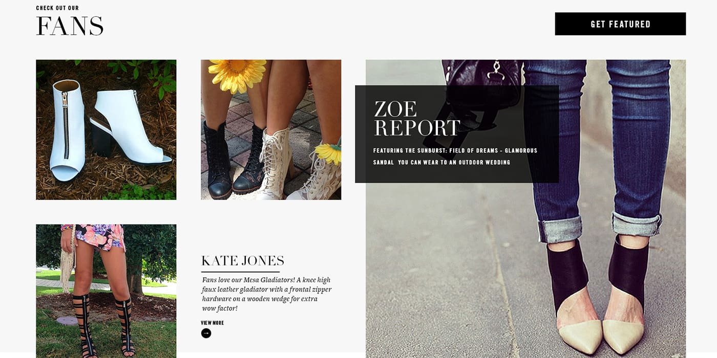 featured shoes showing multiple high heels