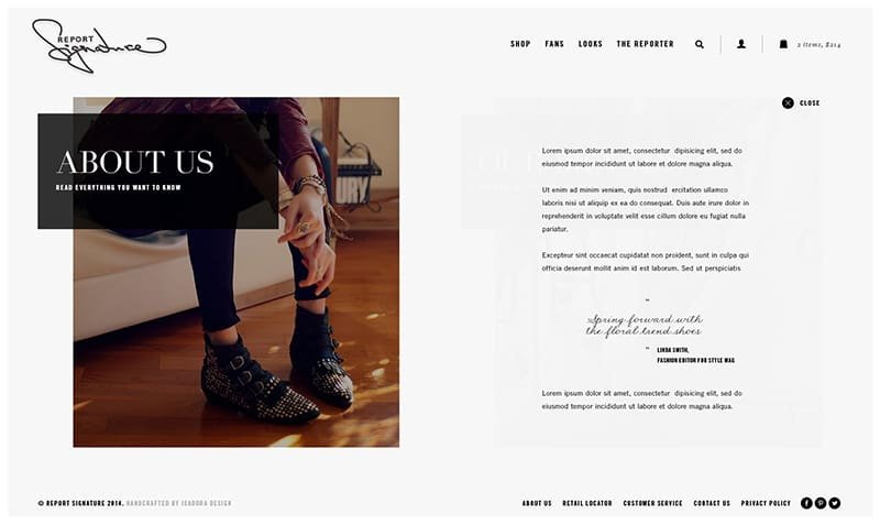 About Us Page Design