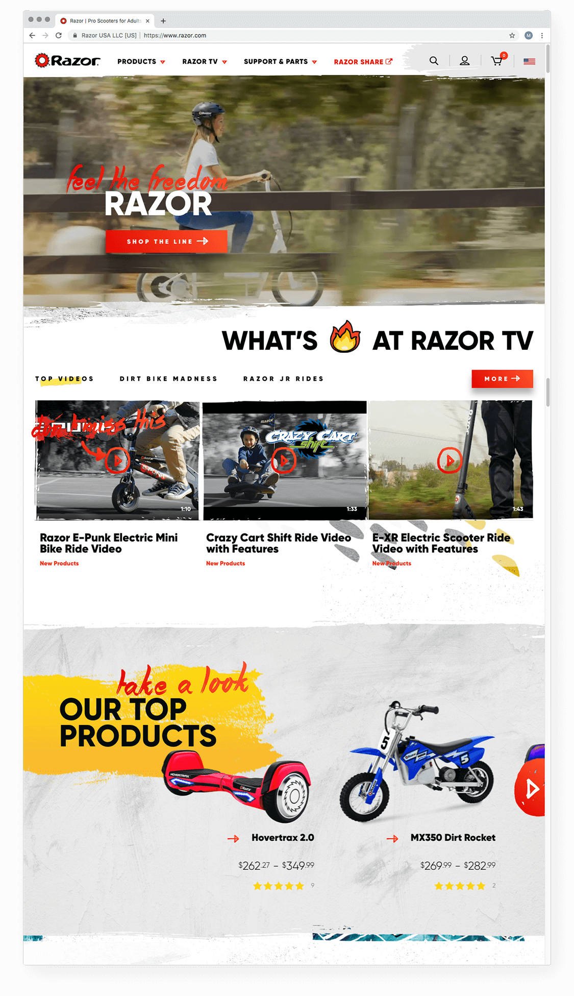 eCommerce website design