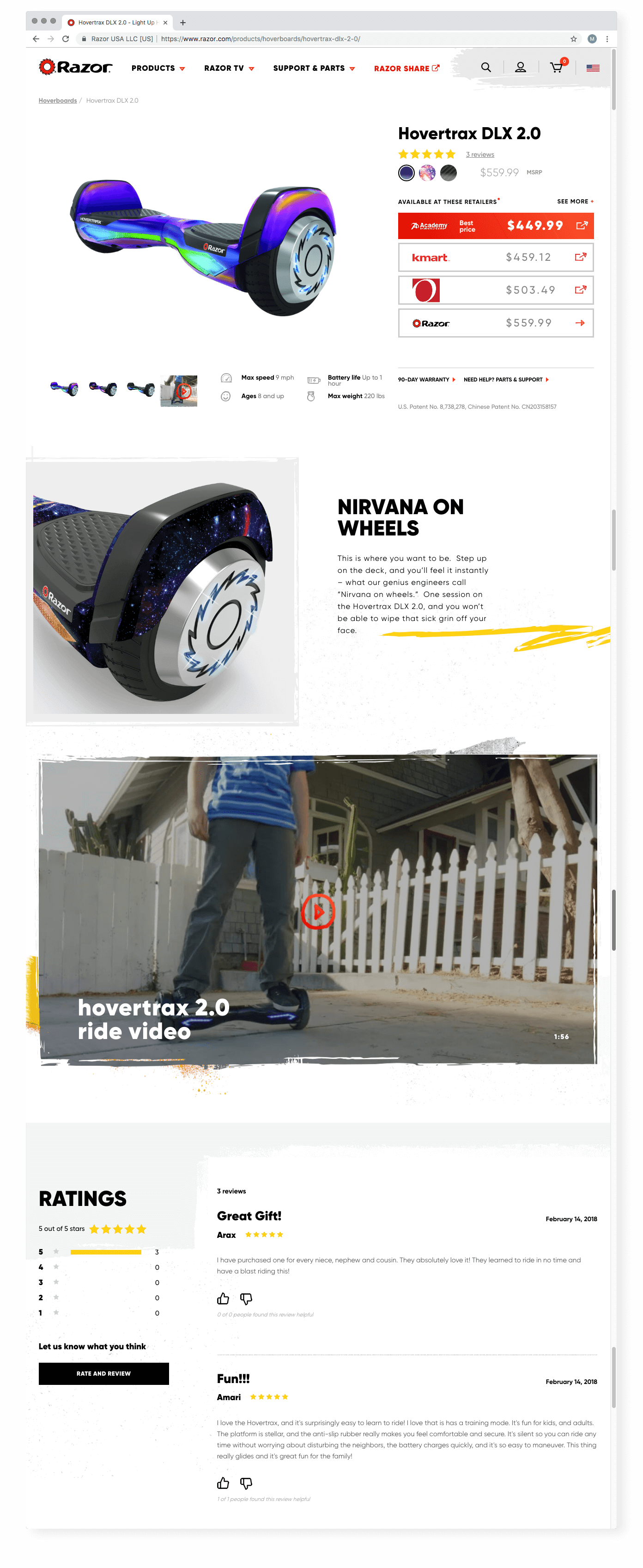 eCommerce website design