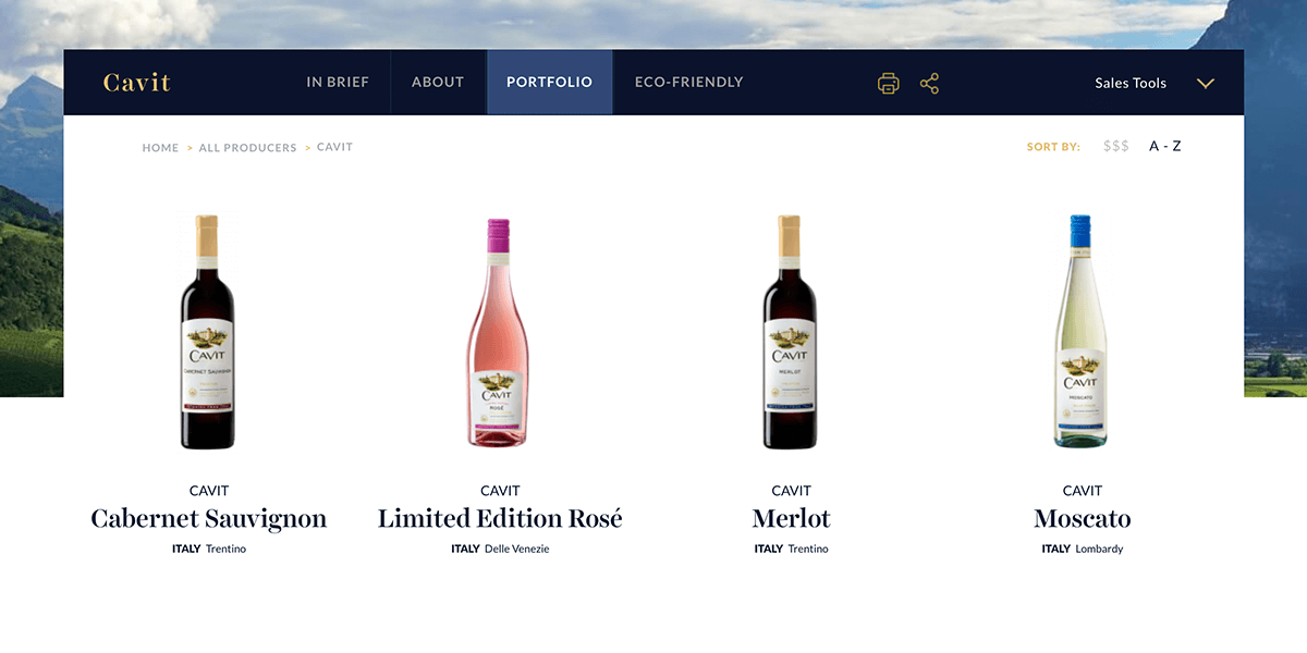 PalmBay wine products