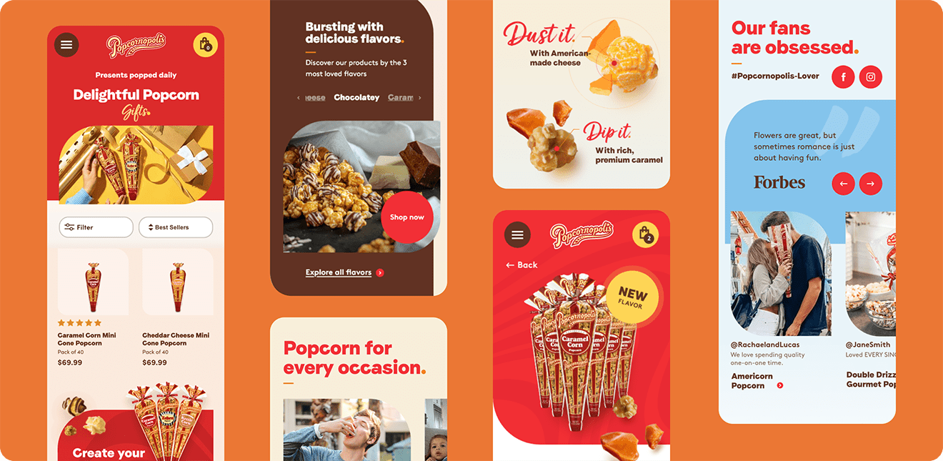 Popcornopolis Case Study Mobile Design 3