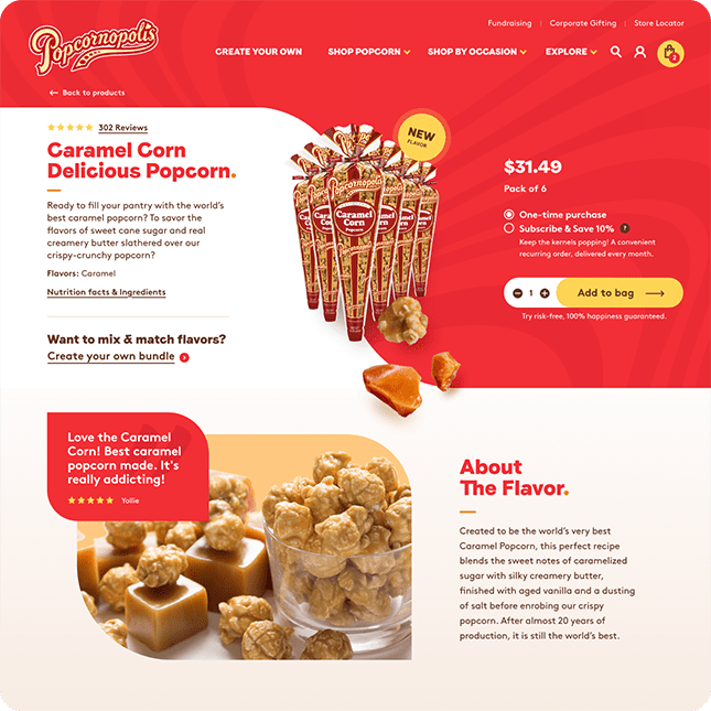 Popcornopolis Case Study Product Detail 2