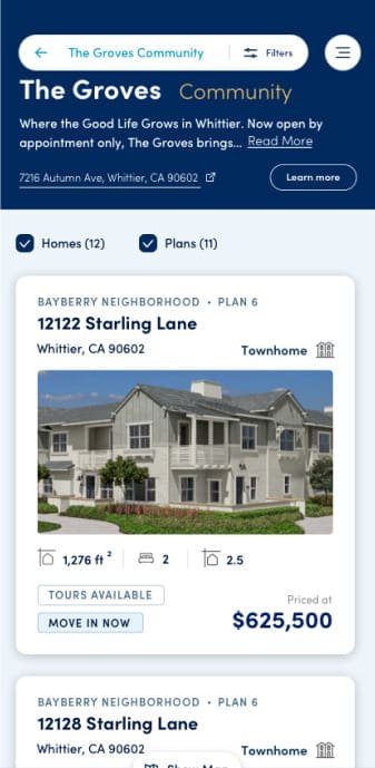 home listing