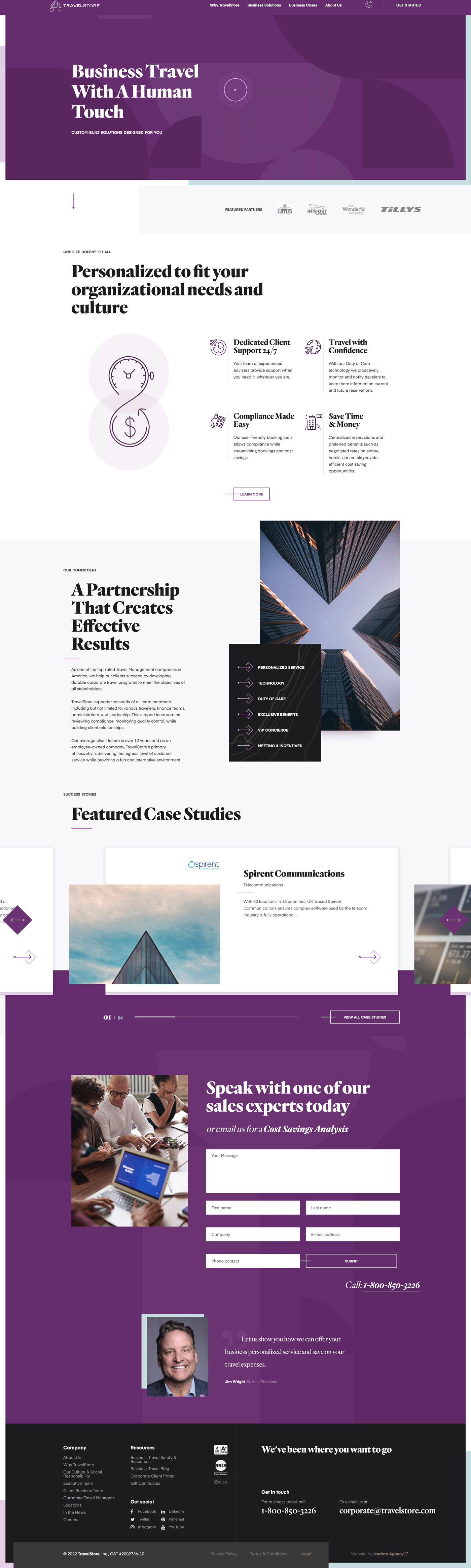 TravelStore Website Design Compilation
