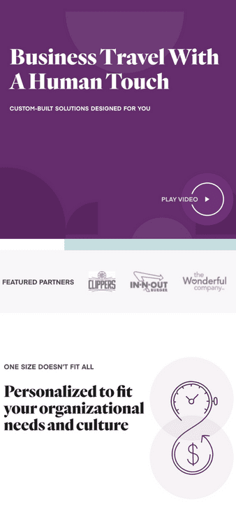 TravelStore Website Mobile Design Example