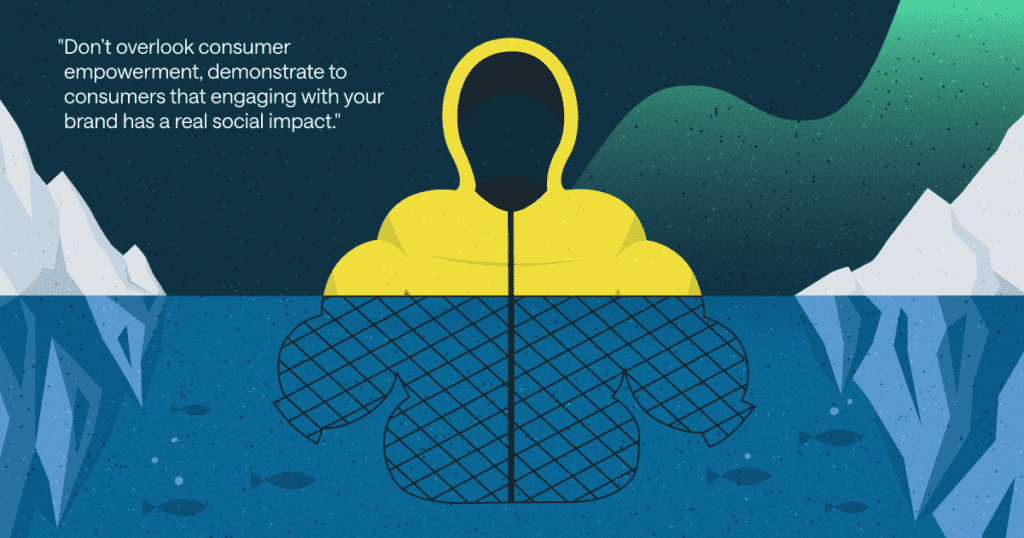 Demonstrating the impact consumers make when engaging with your brand can be very powerful.