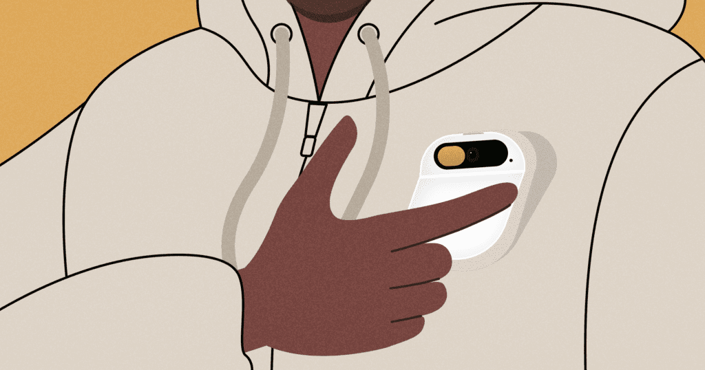 Humane’s “Ai Pin” wearable device stands out not just for its functionality—offering voice, hand gesture, and projection-based interactions—but for its profound respect for user attention and privacy.